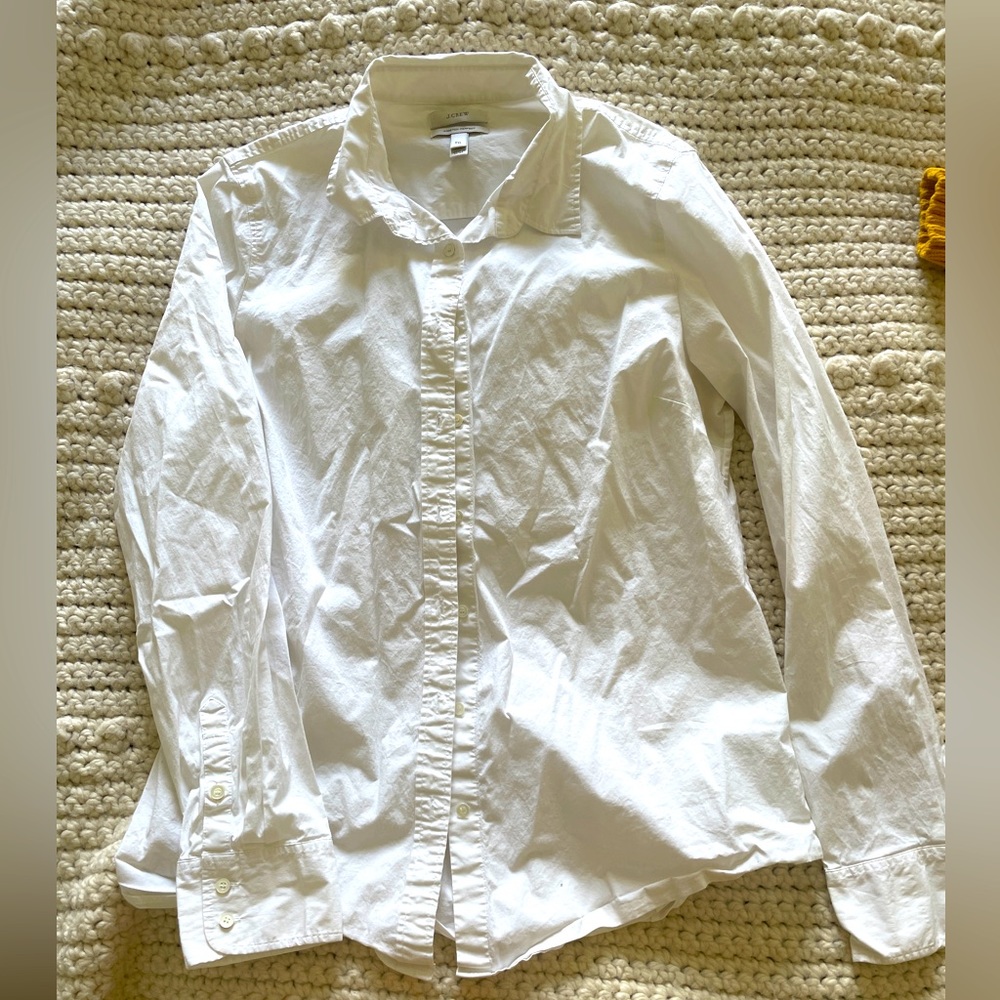 J.crew J.Crew, extra large XL tall white button up